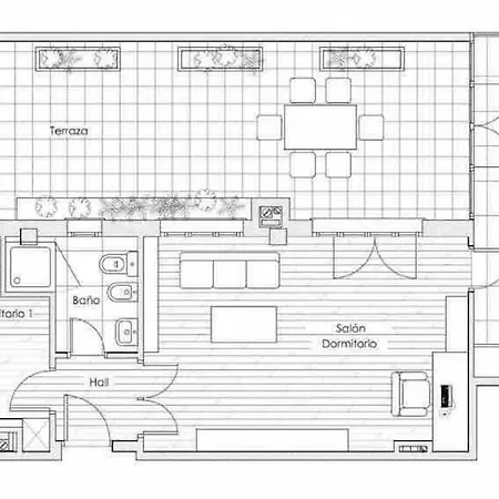 Appartamento Con Gran Terraza Y Vistas A La Catedral. Burgo